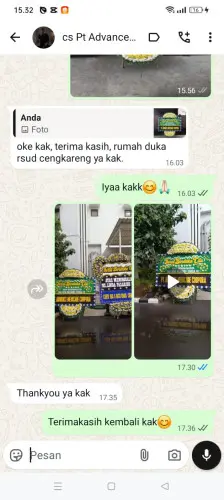 Testimonial Papan Bunga Pernikahan batuhideung