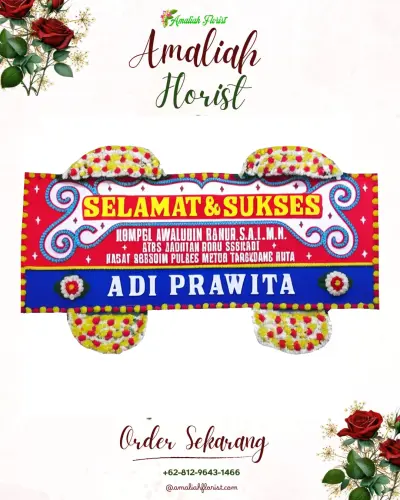 Karangan Bunga Ucapan Selamat batuhideung